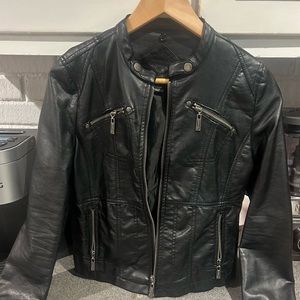 Joujou Kids Black Vegan Leather Jacket